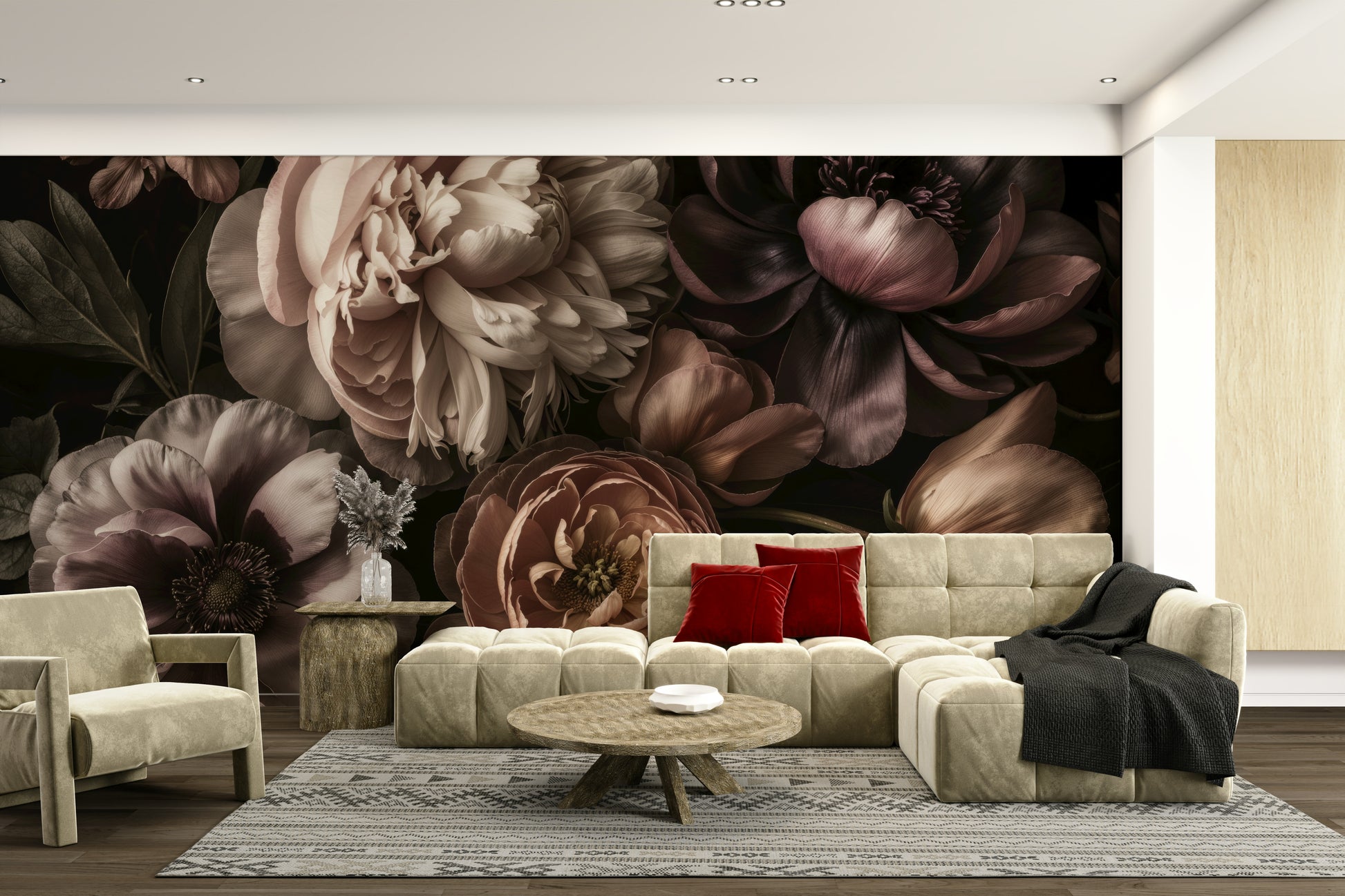 The design gives a feeling of high-end, timeless beauty.

