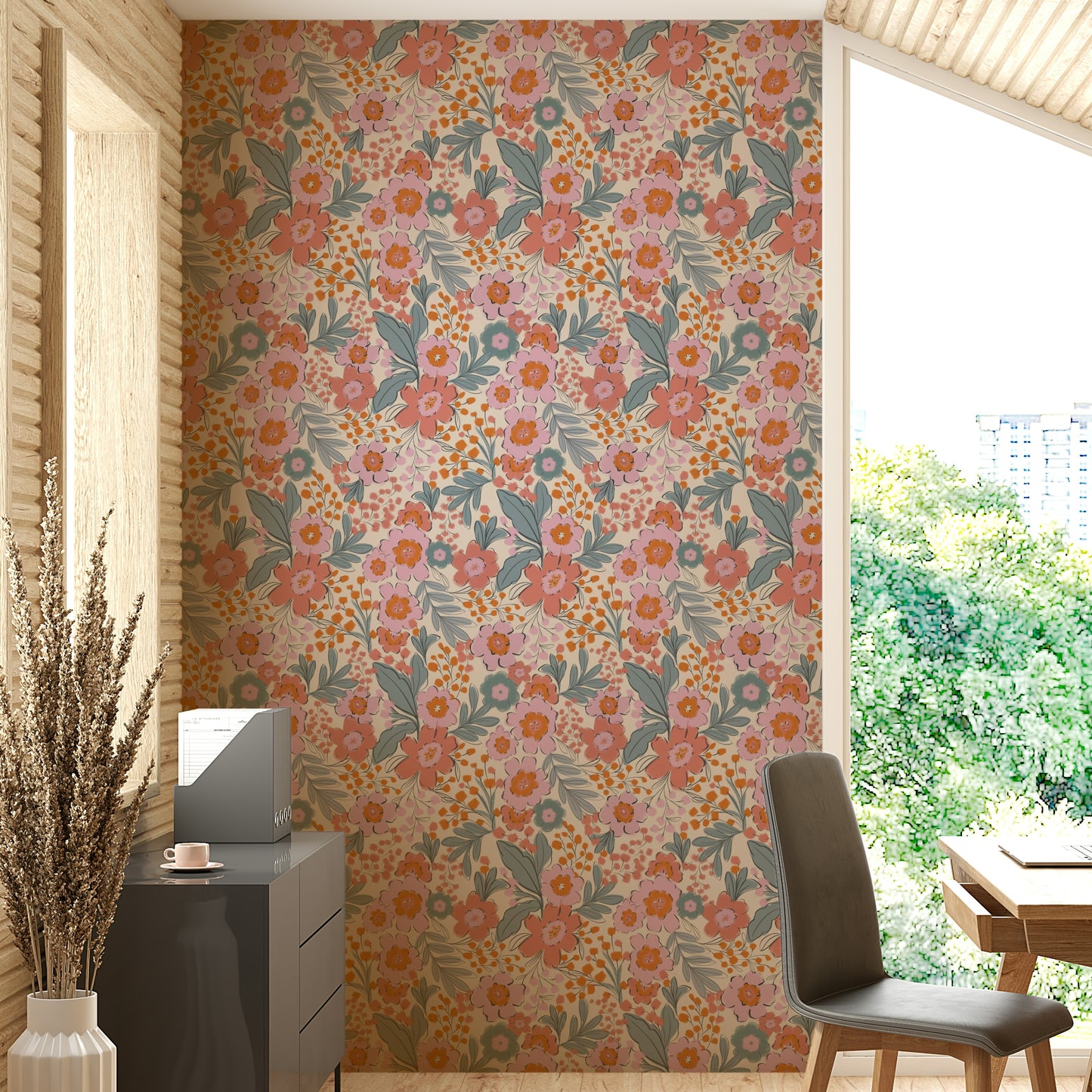 The design gives a feeling of quiet, artistic beauty.

