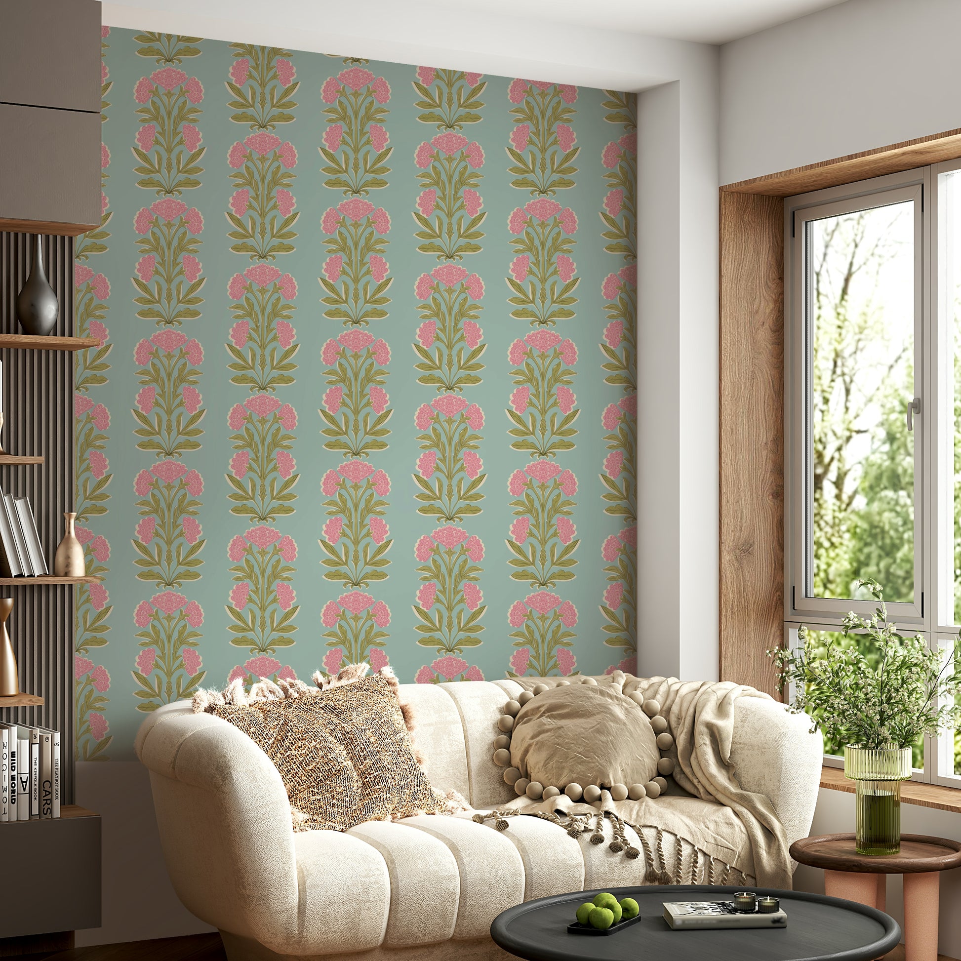 The design gives a feeling of quiet, natural beauty.

