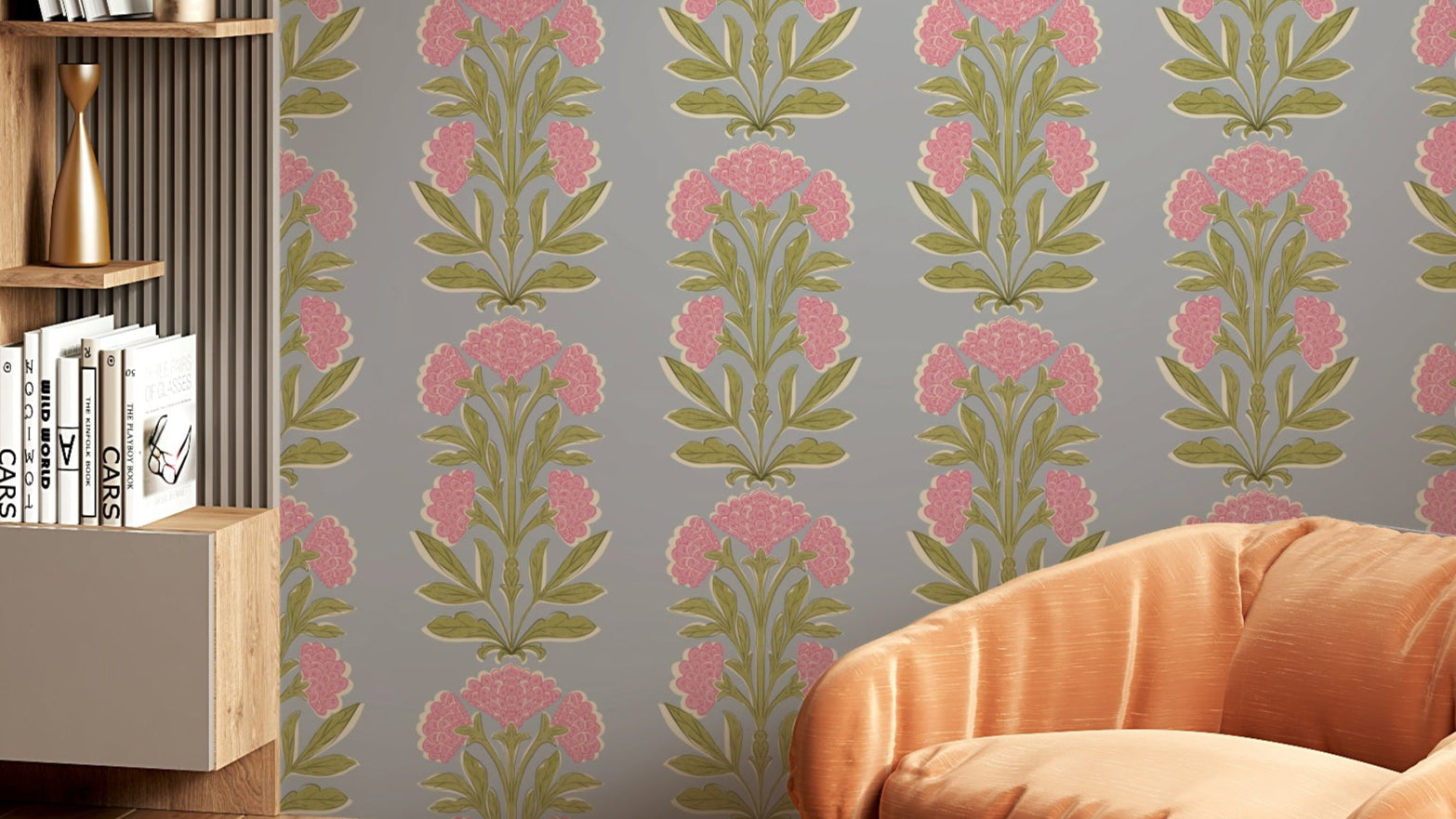 The colors are soft and gentle tones.

