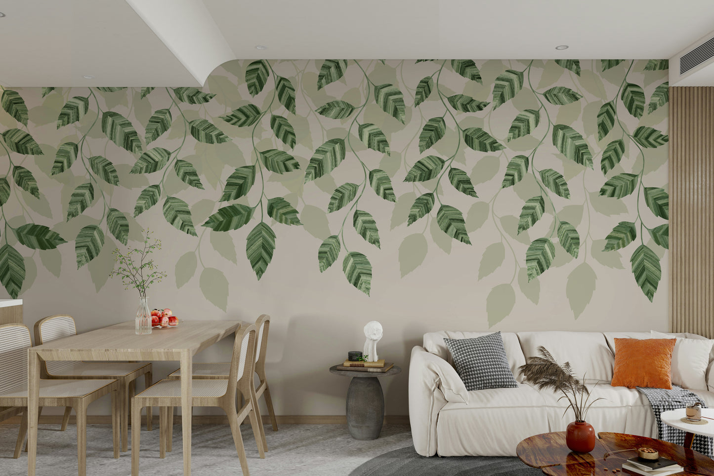 The feeling is one of fresh elegance.

