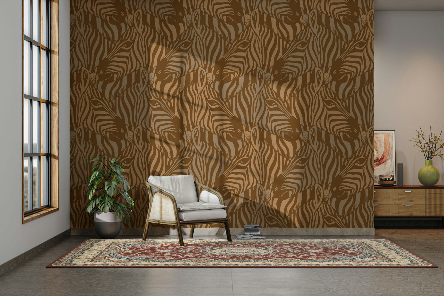 The mood is peaceful and serene.

