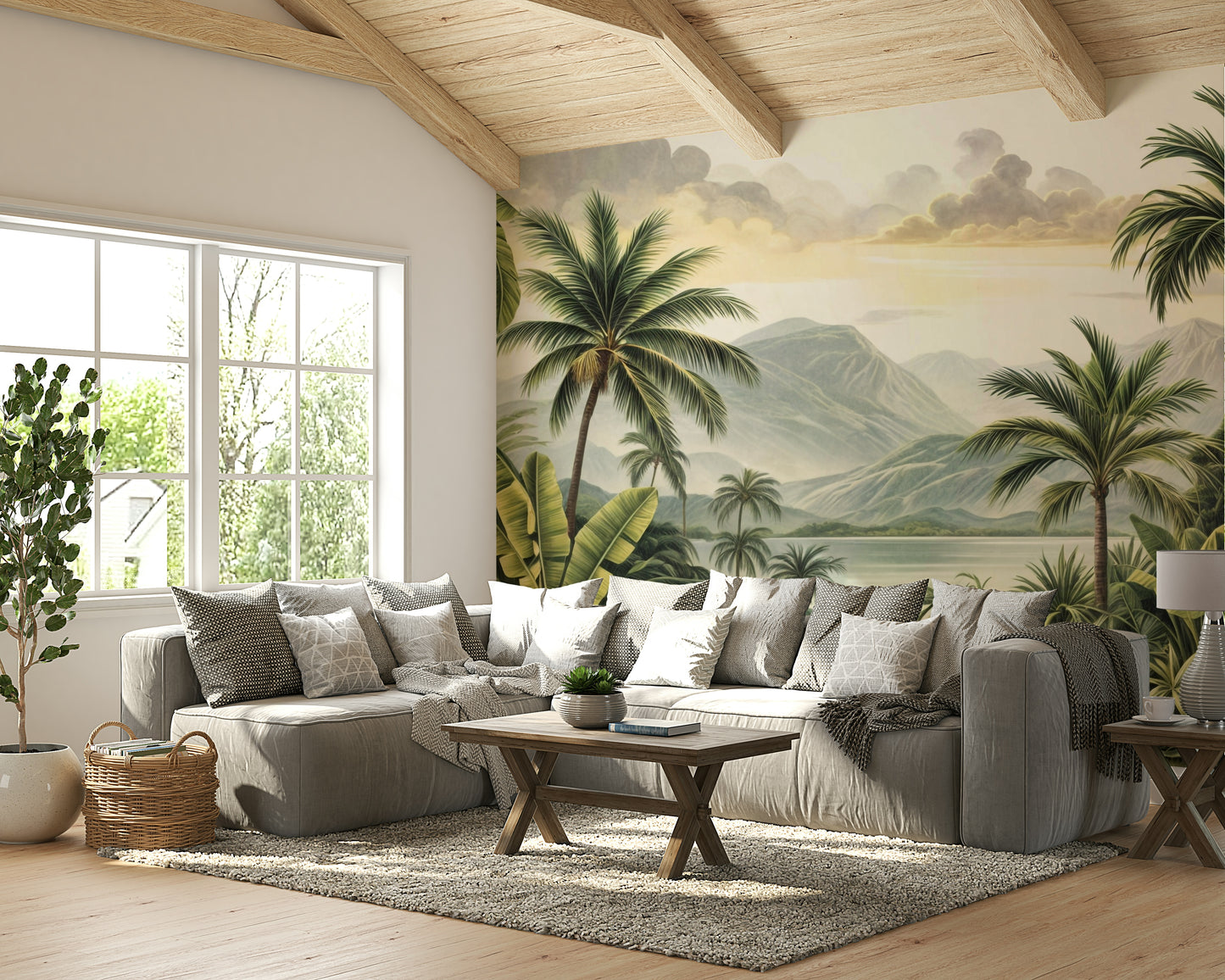 The mood is peaceful and serene.

