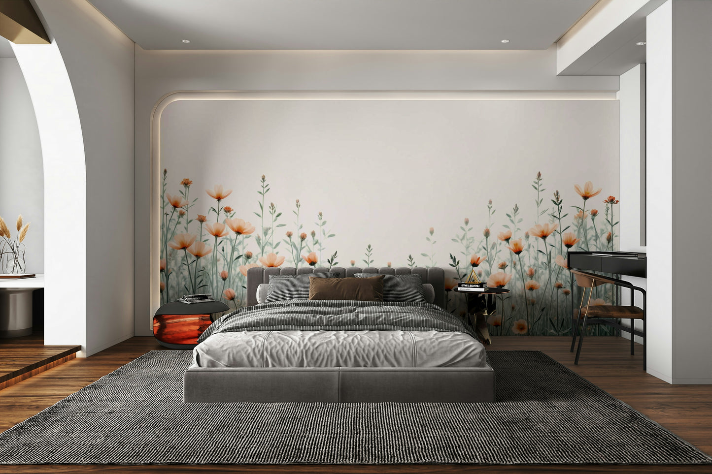 The feeling is one of fresh elegance.

