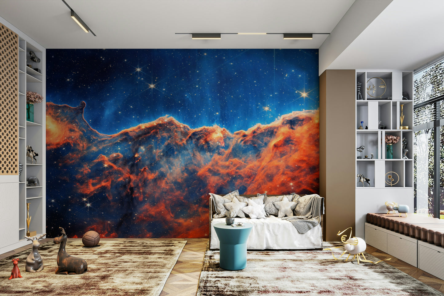 The feeling is one of fresh elegance.

