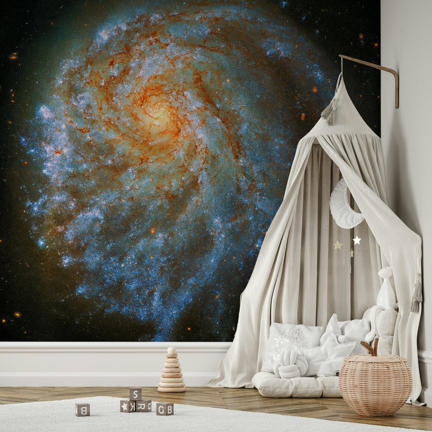 The feeling is one of fresh elegance.

