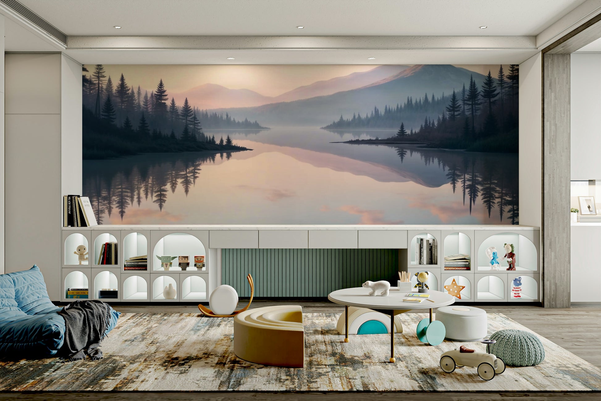 The style is artistic and natural.

