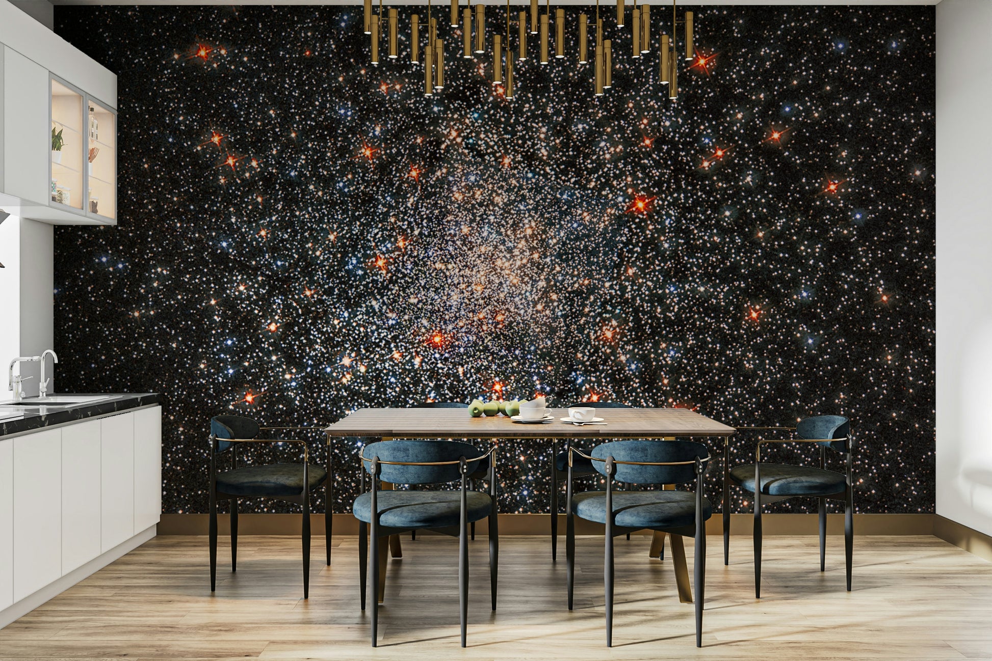 The mood is peaceful and serene.

