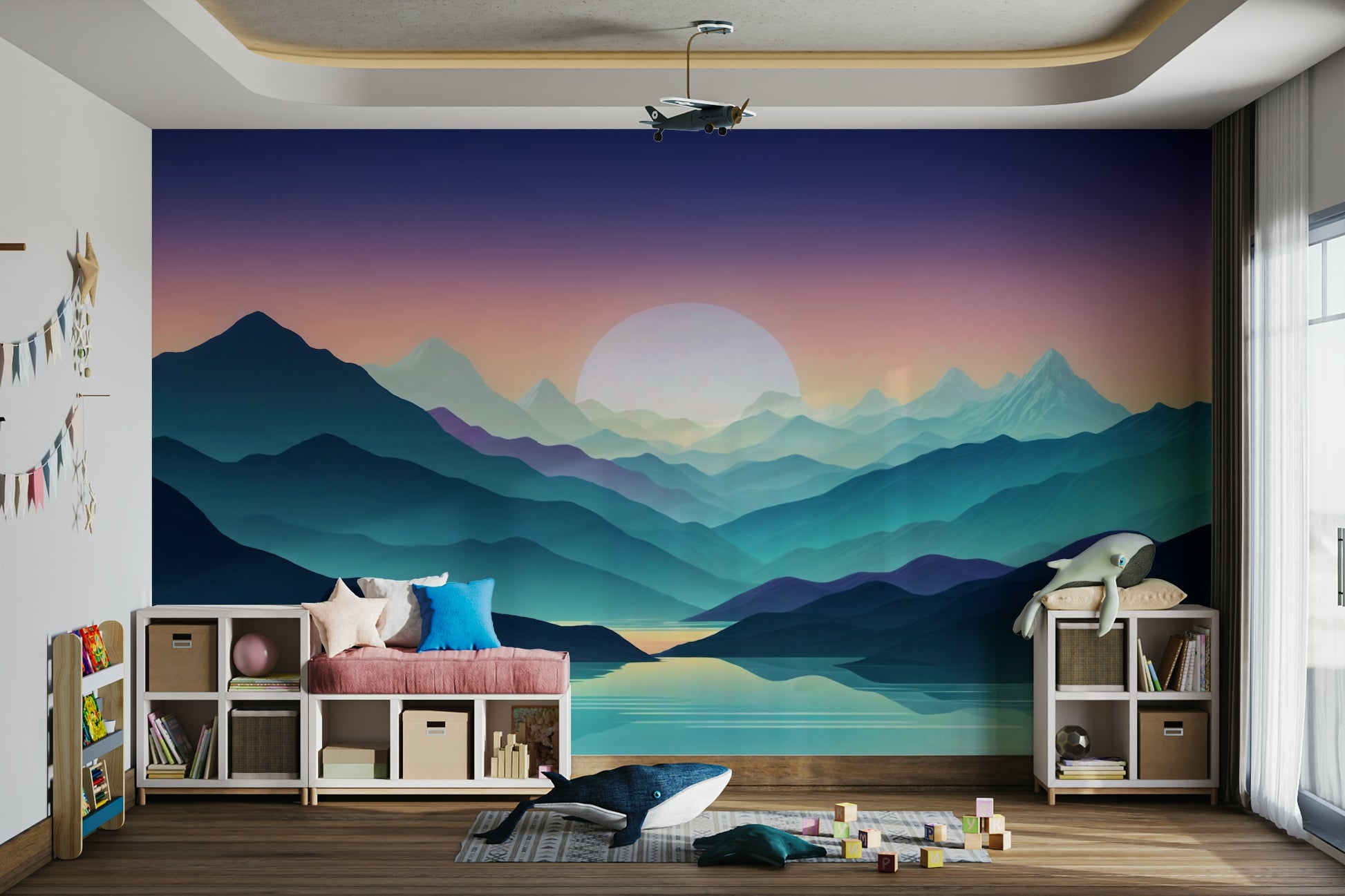 The image has a soft, painted look.

