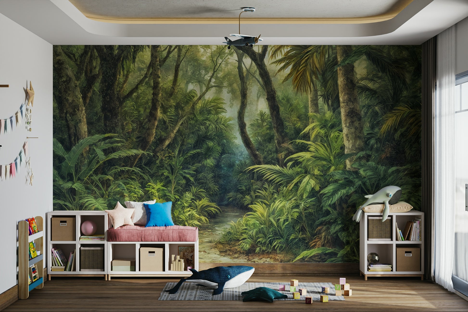 The composition is dynamic and full of depth.

