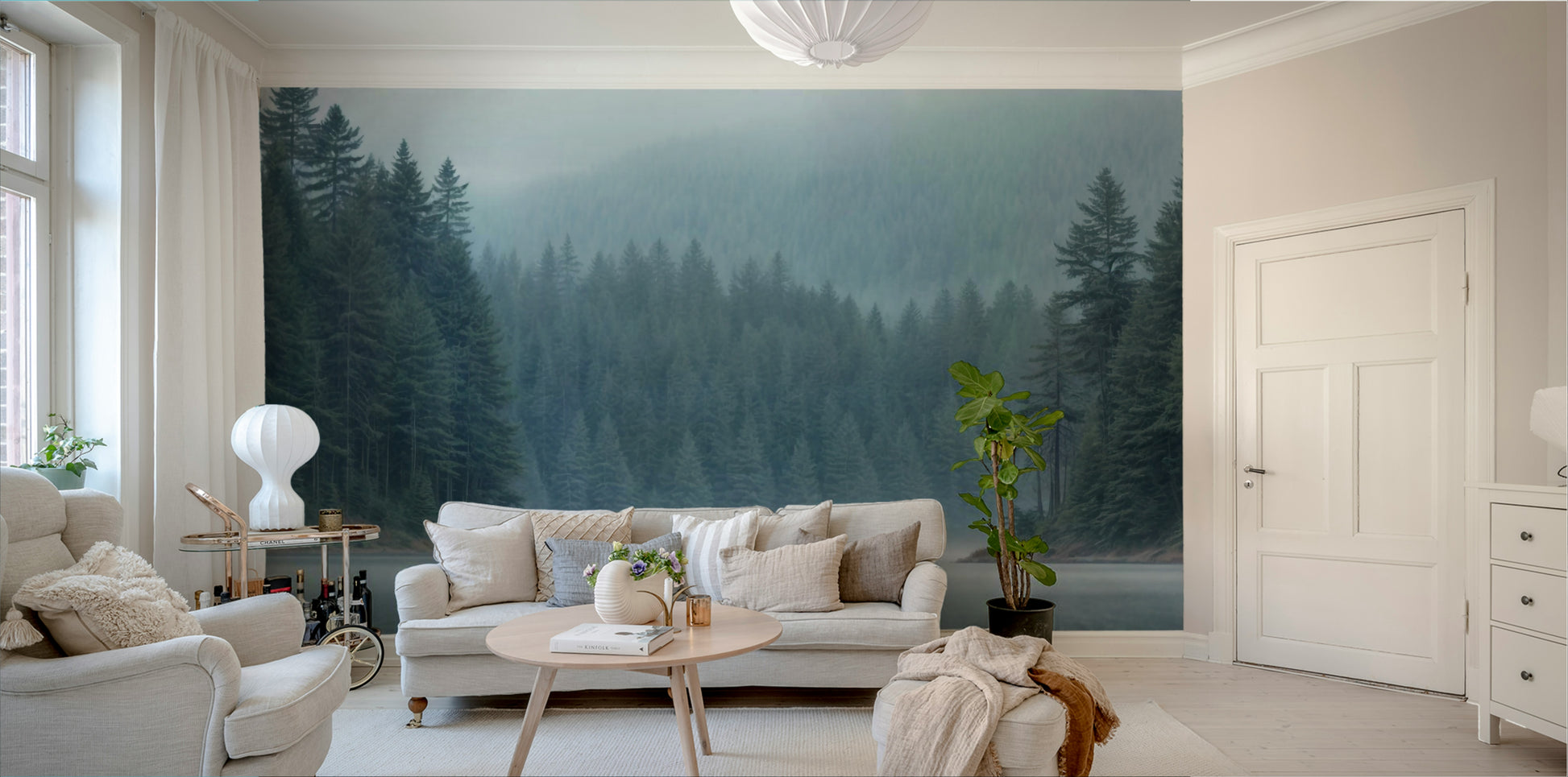 The style is artistic and natural.

