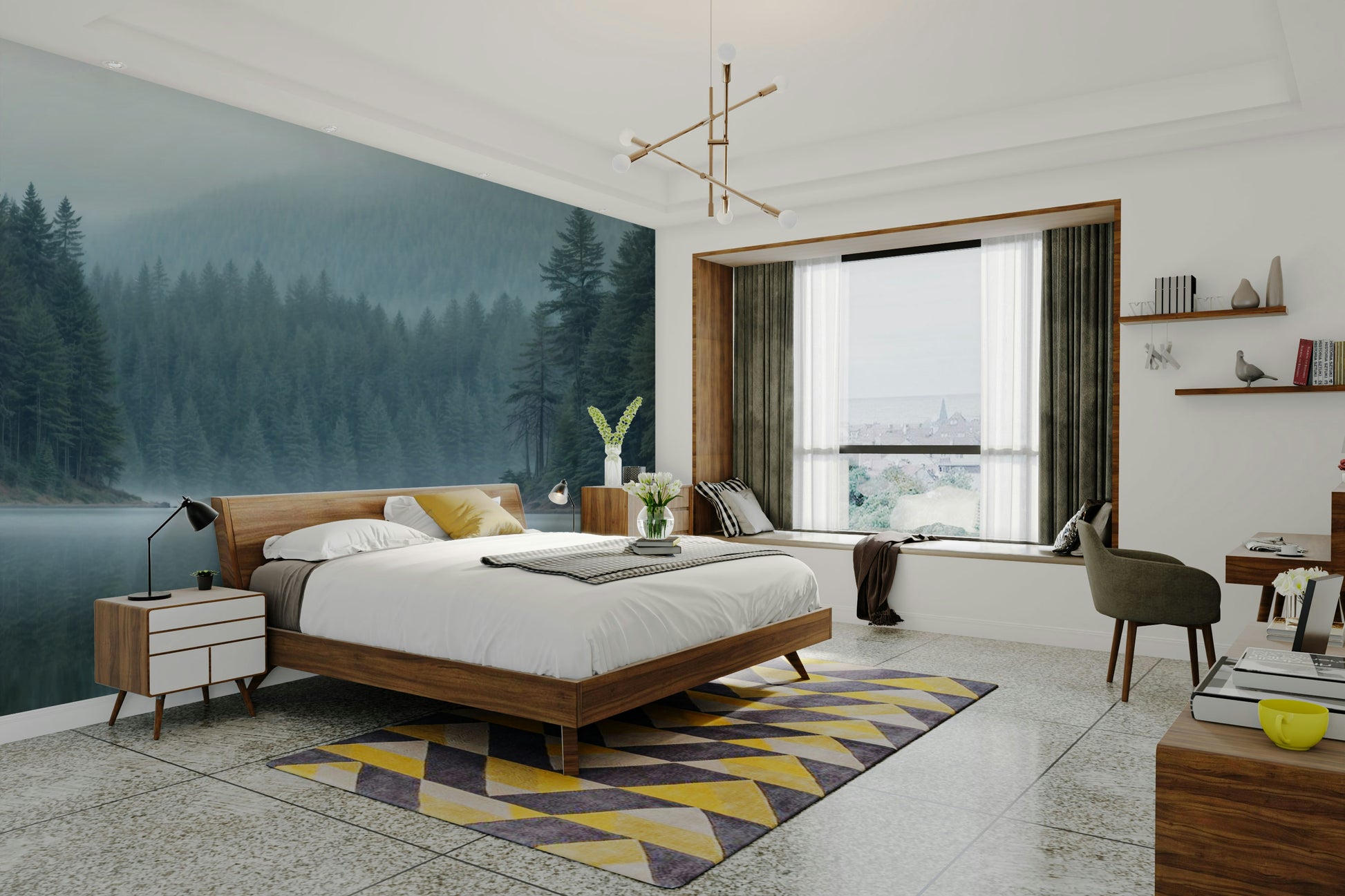 The composition is dynamic and full of depth.

