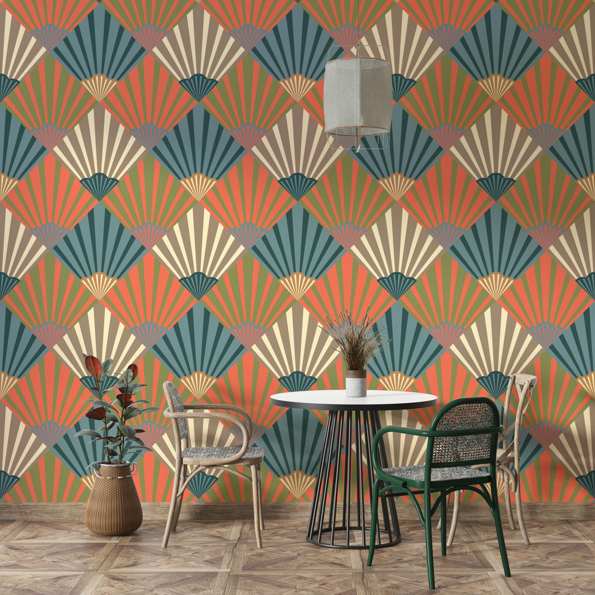 The composition is abstract and flowing.

