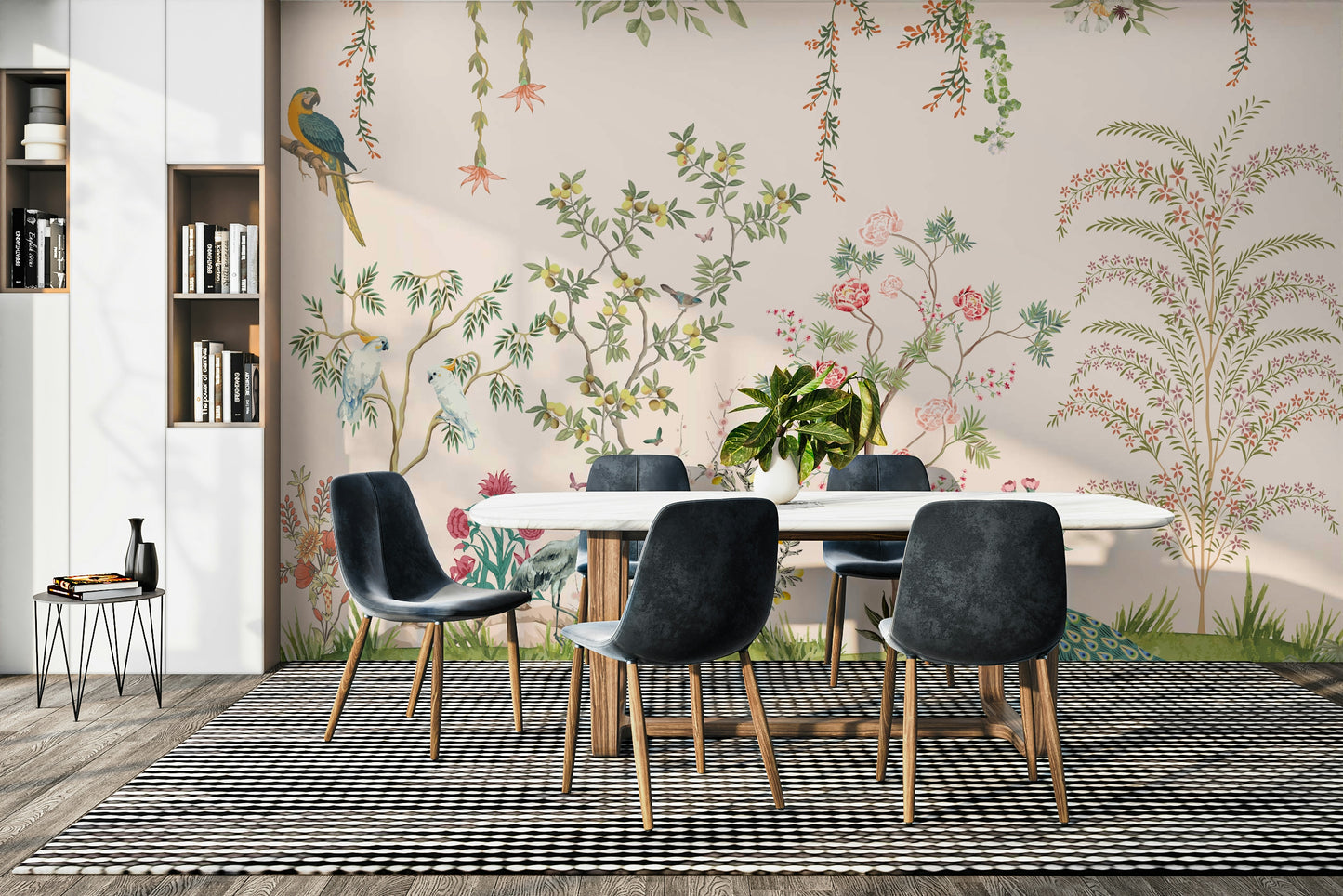 The style is artistic and natural.

