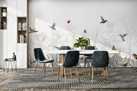 The mood is peaceful and serene.

