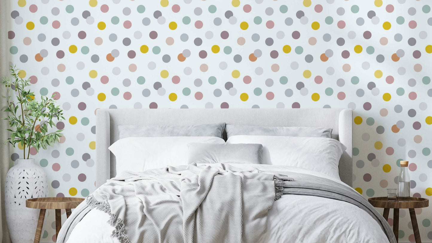 The dots are a central focus of the image.

