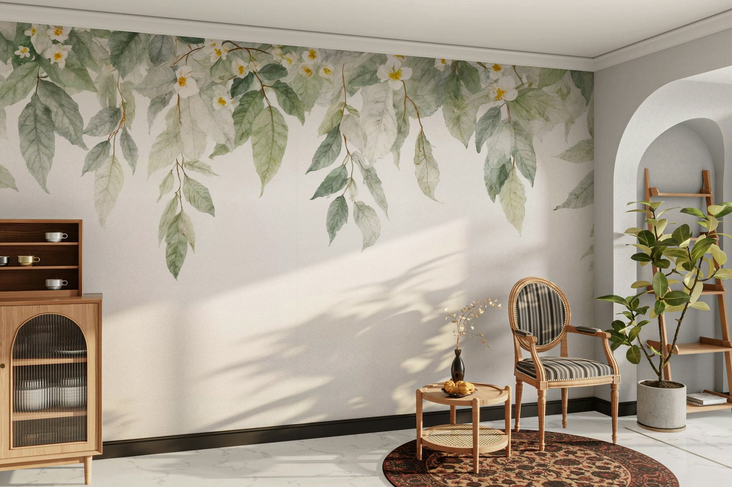 The mood is peaceful and serene.

