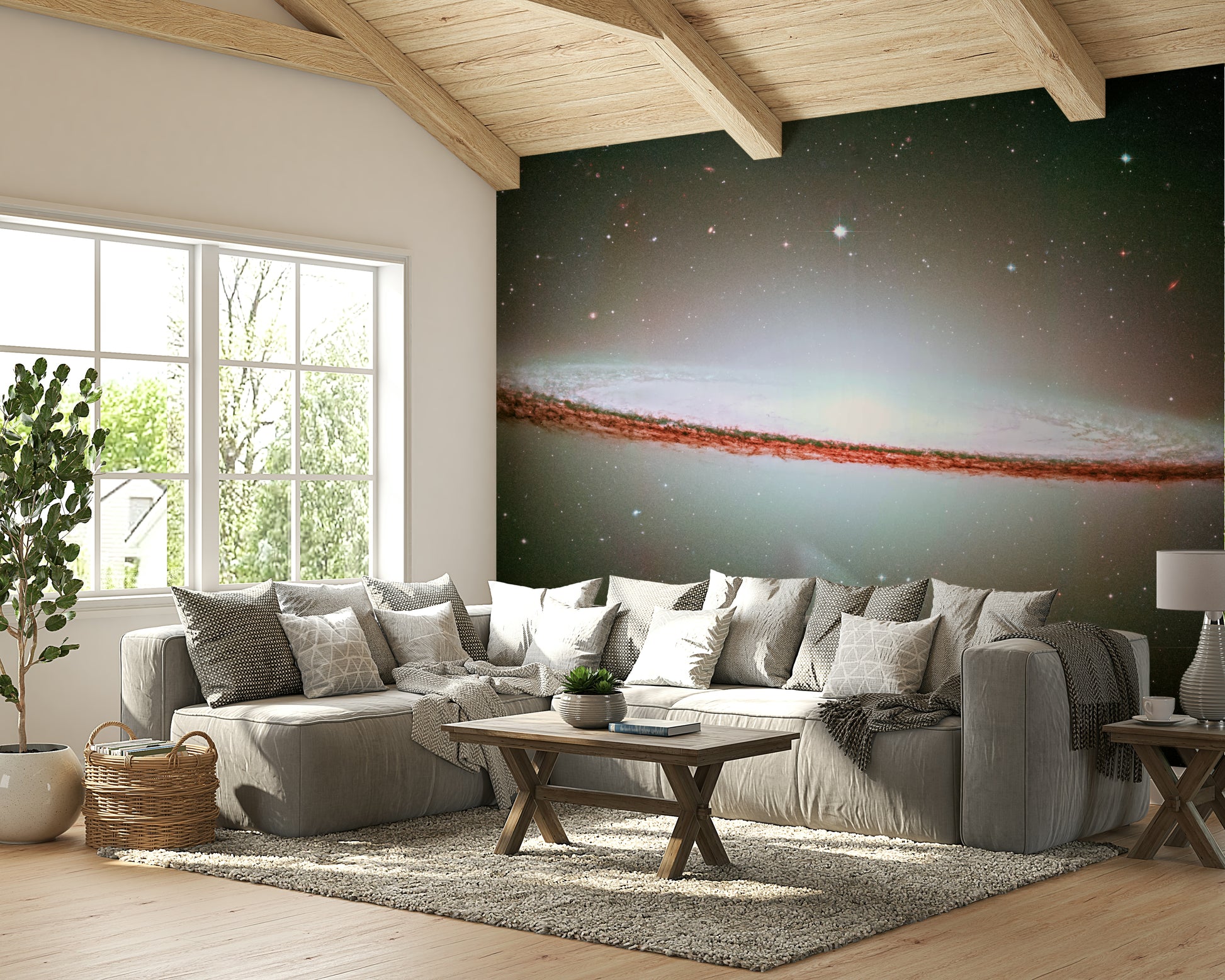 The mood is peaceful and serene.

