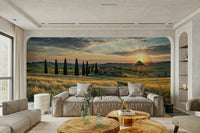 The overall feeling is one of peace, warmth, and quiet charm.
