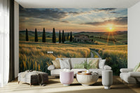 The print is high-quality with good detail in the trees and buildings.
