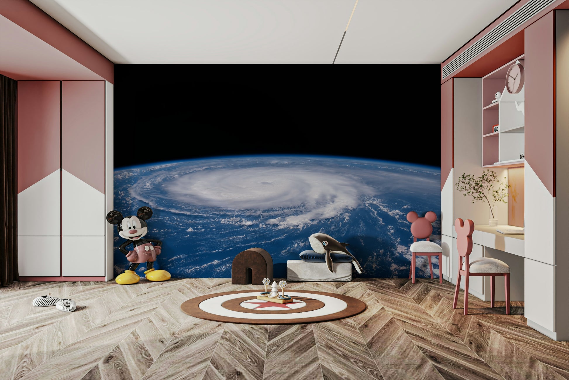 The feeling is one of both power and calm, showing a quiet space within chaos.
