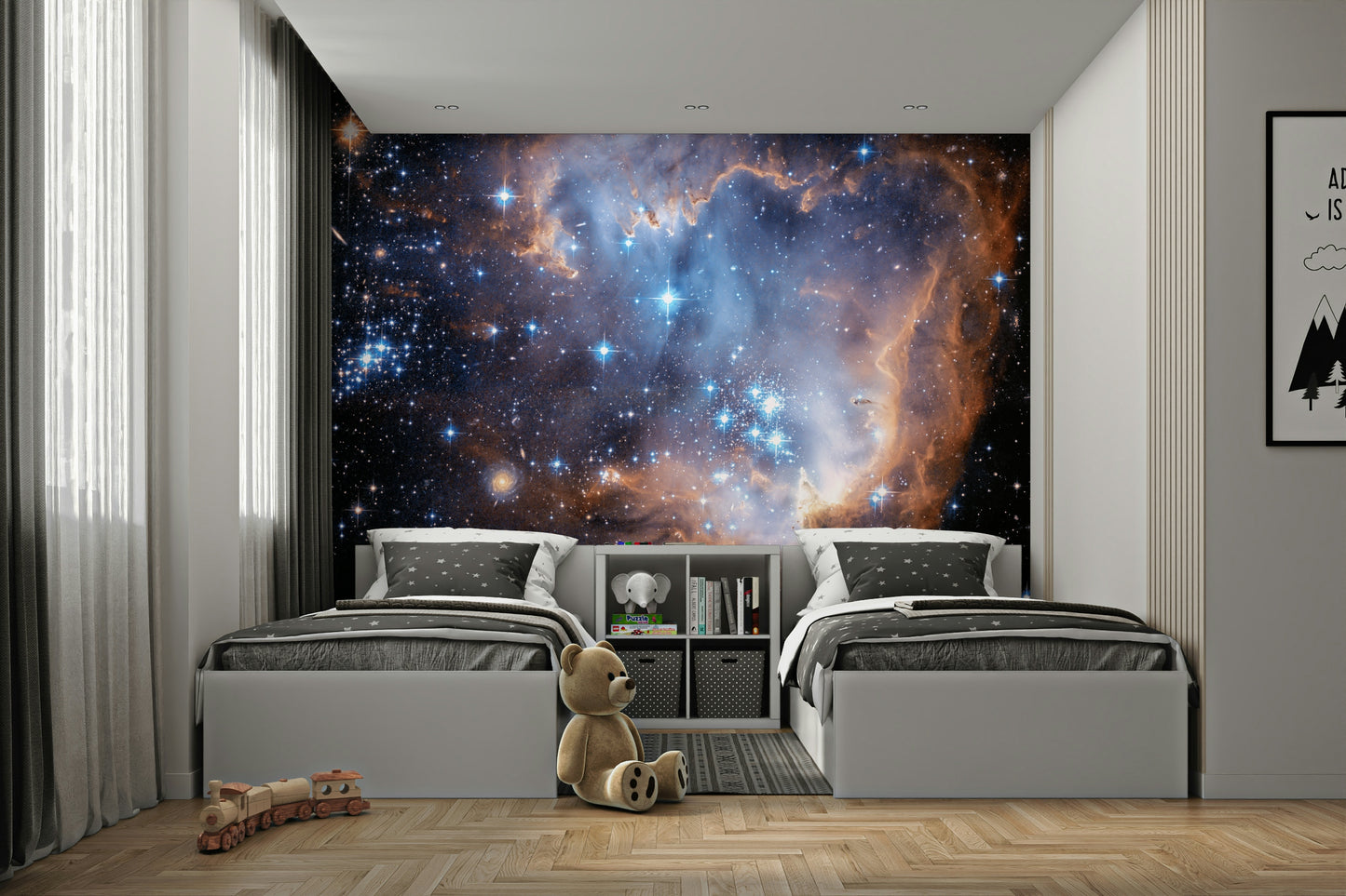 The overall feeling is one of awe, wonder, and deep mystery.
