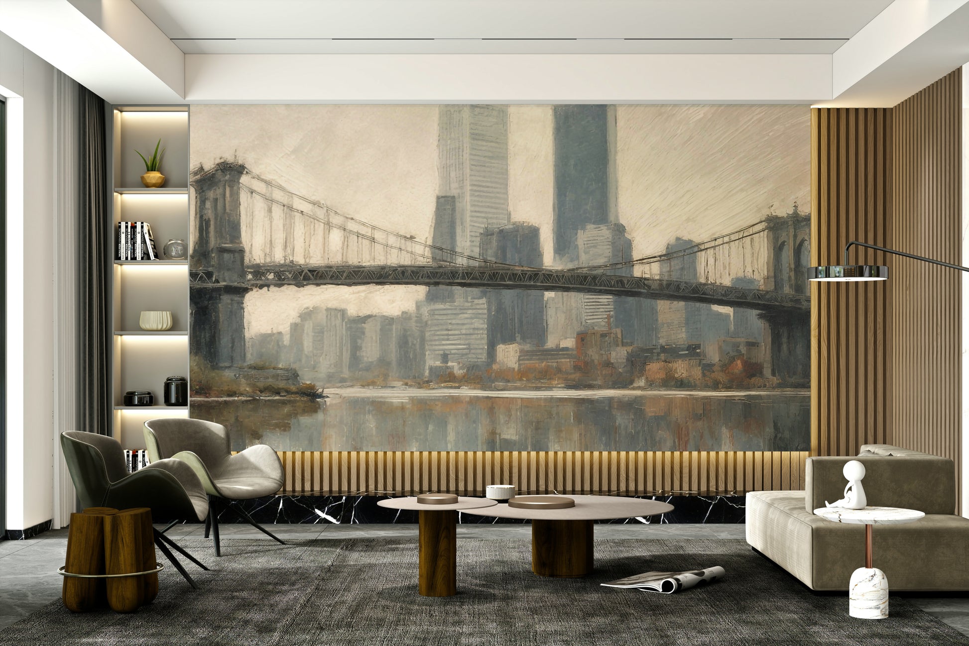 The art style is realistic, like a high-quality, long-exposure photograph.
