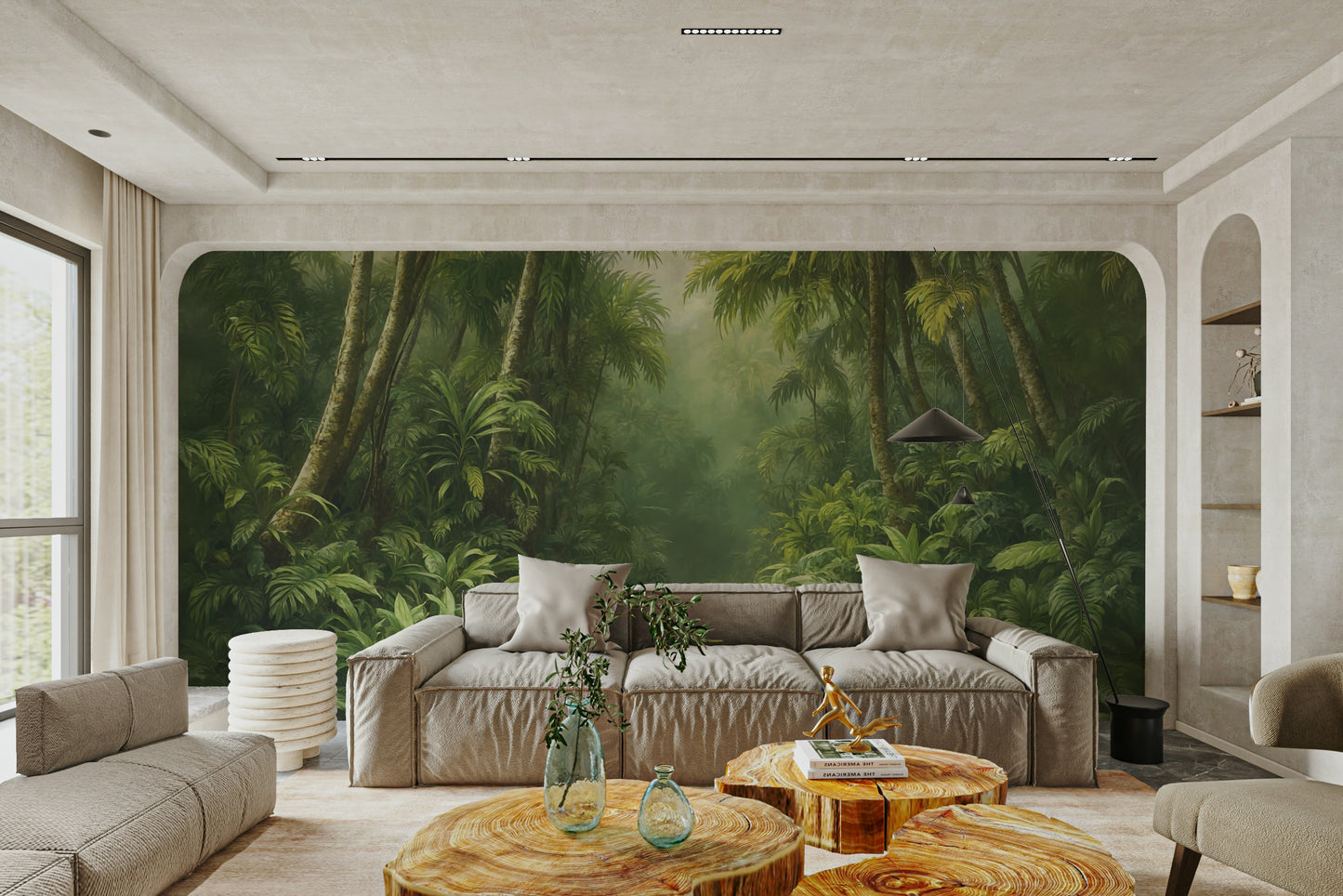 The style is natural and feels very connected to the outdoors.

