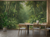 The room's lighting highlights the peaceful feel of the scene.

