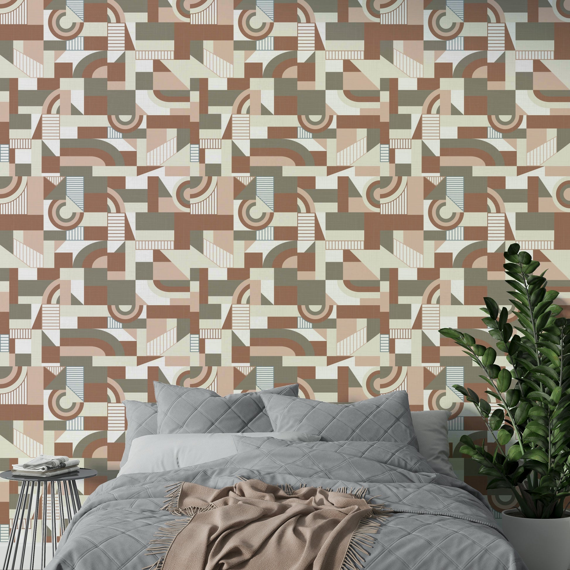 The design has a very polished and luxurious effect on the space.

