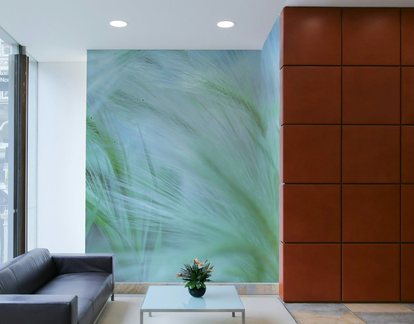 The colors are earthy and natural, with soft browns, greens, and yellows.

