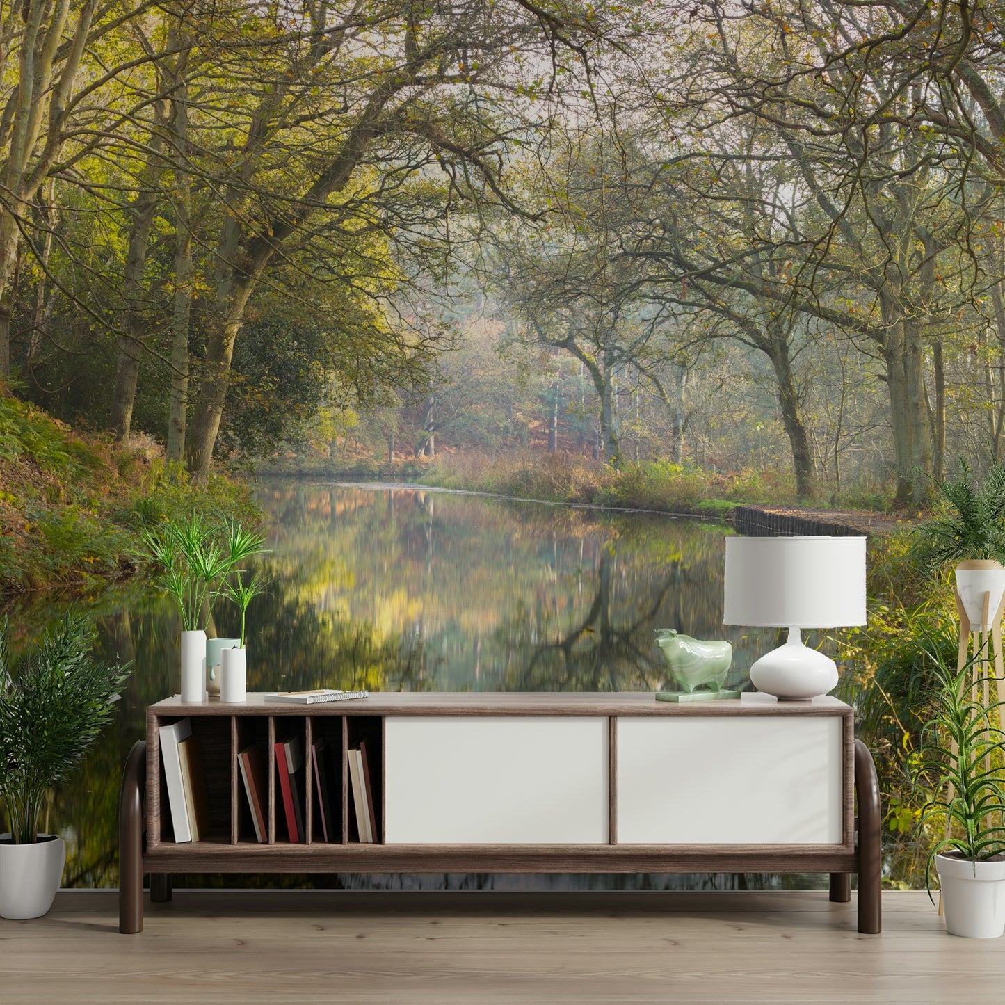 The style is natural and feels very connected to the outdoors.

