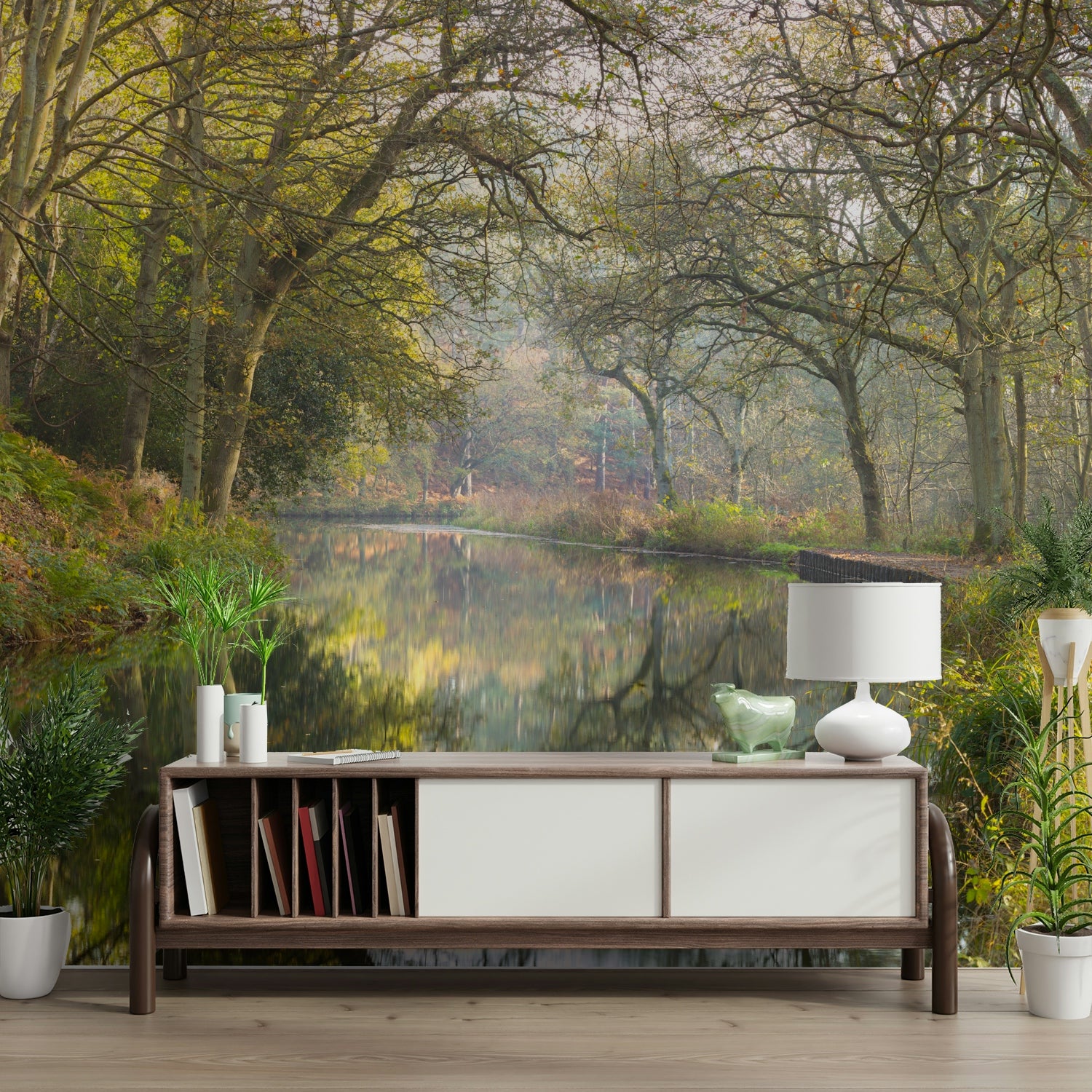 The style is natural and feels very connected to the outdoors.

