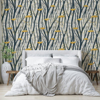 The design has a painterly, artistic look with a sense of soft focus.

