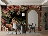 The design has a very polished and luxurious effect on the space.

