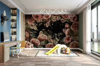 The flowers have a realistic, detailed look with a sense of light on their petals.

