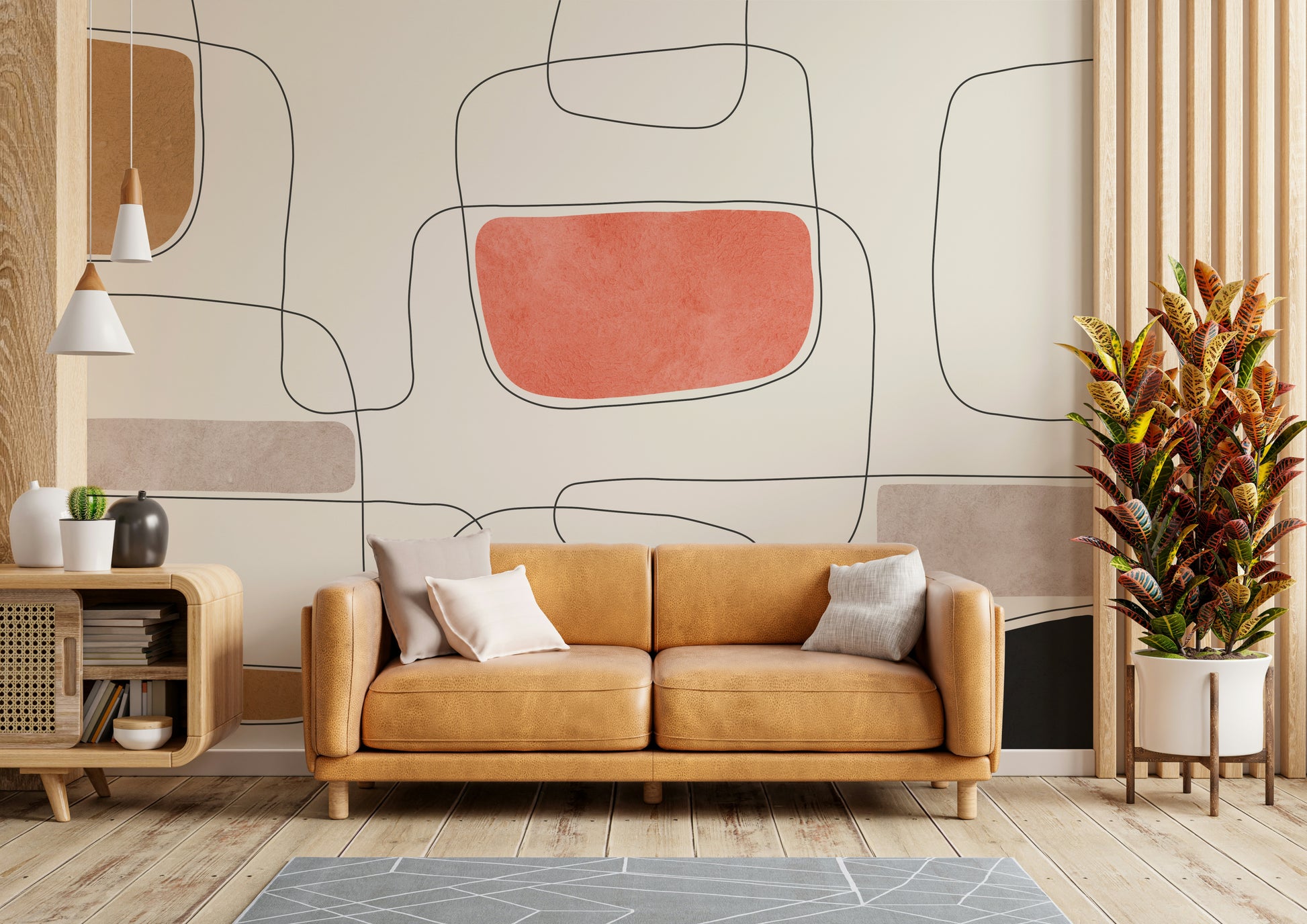 The style is peaceful and feels very connected to a sense of calm.

