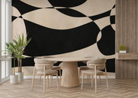 The colors are soft and gentle, with many shades of beige and gray.

