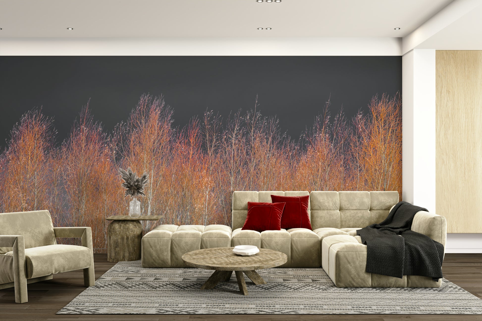 The overall feeling is one of quietness, peace, and natural beauty.
