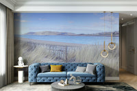 A calm and serene wall covering.

