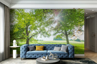 A seamless pattern for a living room or bedroom.

