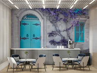 A high-quality print of a tranquil cityscape.

