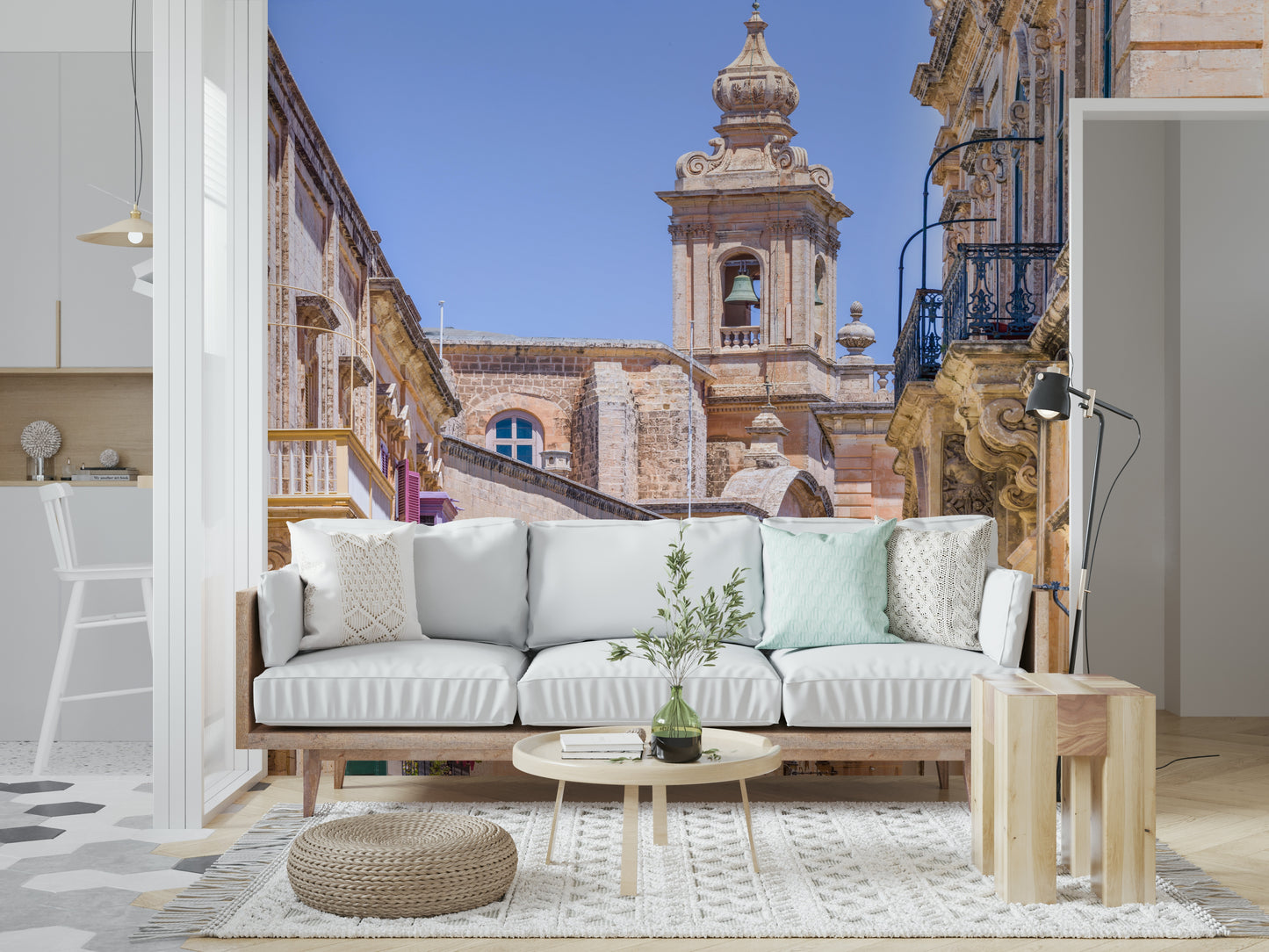 Mdina's Stone Grandeur Wall Mural