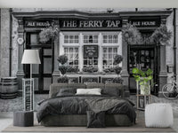 A high-quality print of a tranquil garden.

