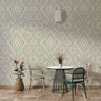 The design has a very polished and luxurious effect on the space.

