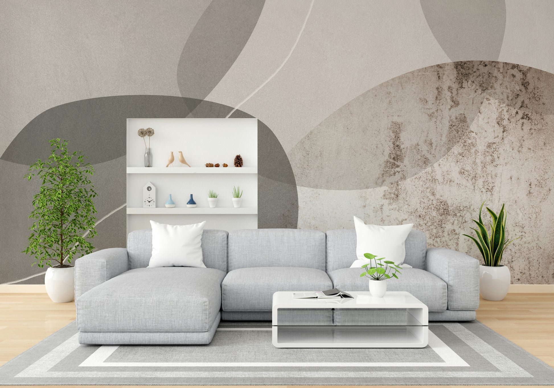 A seamless pattern for a living room or bedroom.

