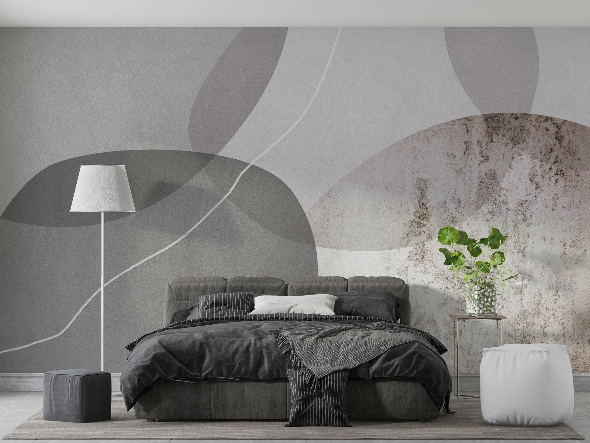 A close-up of the delicate hills and soft colors.

