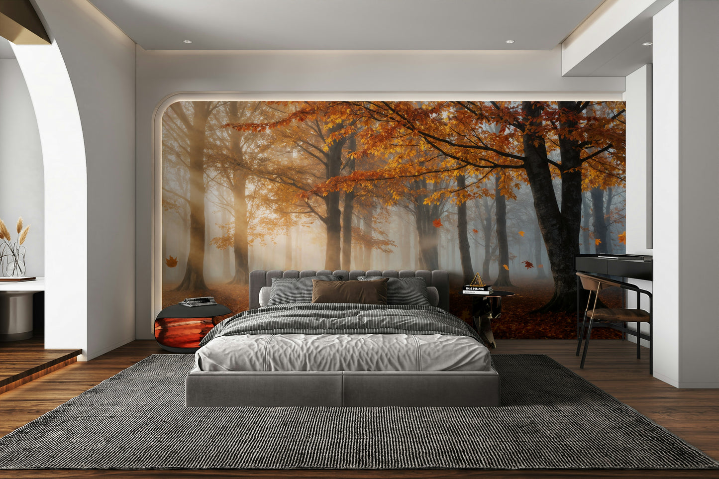A seamless pattern for a living room or bedroom.

