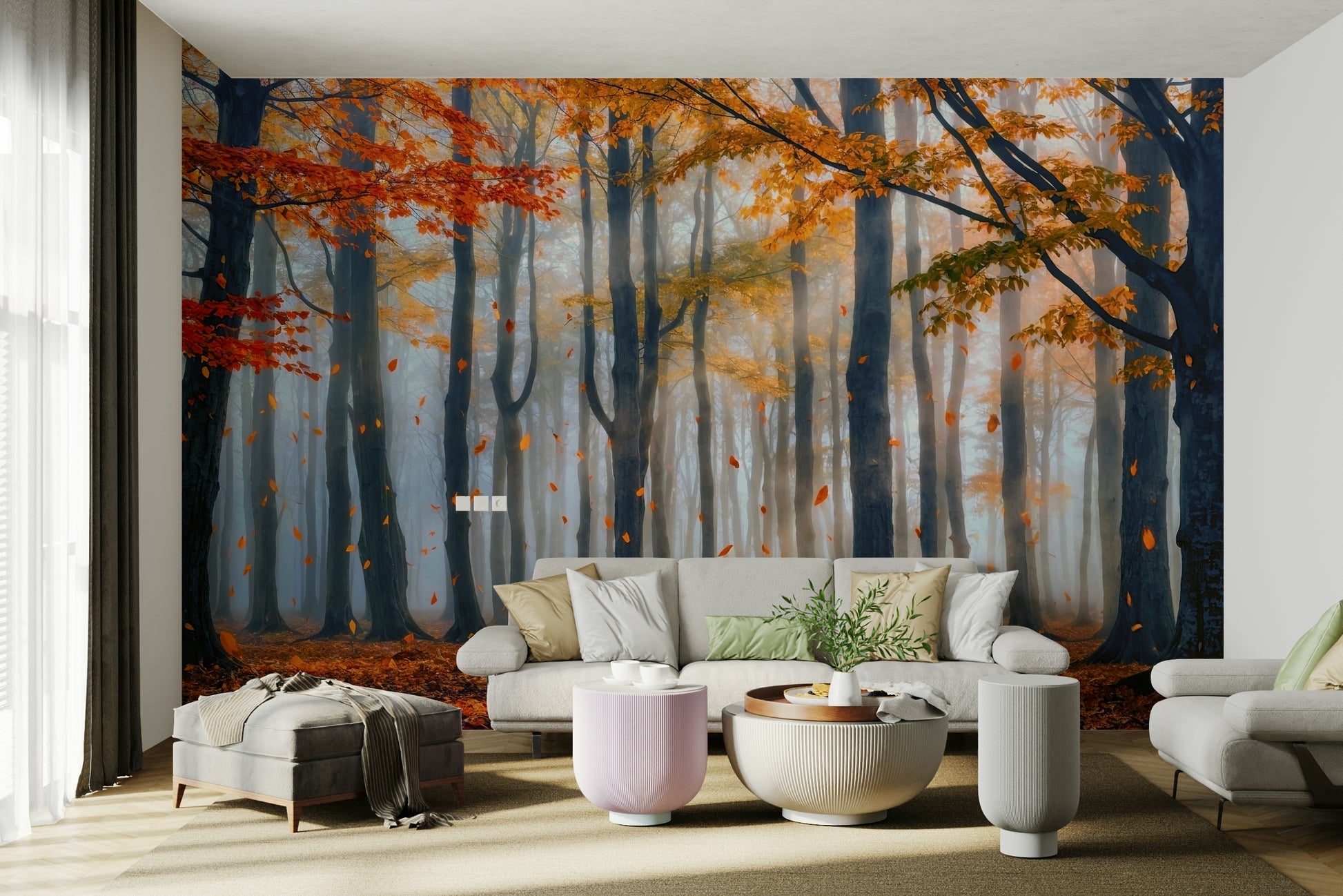 The design has a layered, artistic look with a sense of texture.

