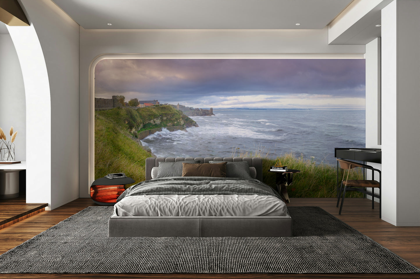 The design has a beautiful, elegant look.

